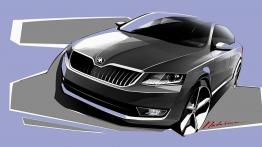 Skoda Octavia III - szkic auta