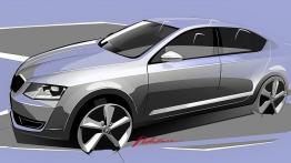 Skoda Octavia III - szkic auta