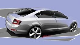 Skoda Octavia III - szkic auta