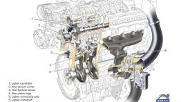 Volvo S80 2012 - szkic silnika
