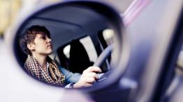 Peugeot 107 Facelifting - lewe lusterko zewnętrzne, tył