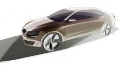 Skoda Octavia III - szkic auta