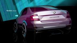 Skoda Octavia III - szkic auta