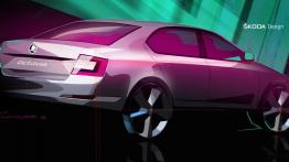 Skoda Octavia III - szkic auta