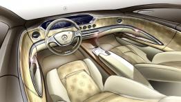 Mercedes klasy S W222 (2014) - szkic wnętrza