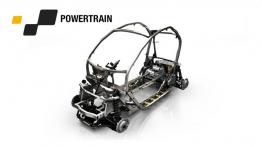 Renault Twizy RS F1 Concept (2013) - schemat konstrukcyjny auta