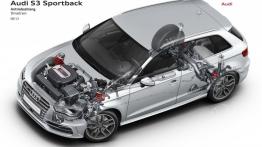 Audi S3 III Sportback (2013) - schemat konstrukcyjny auta