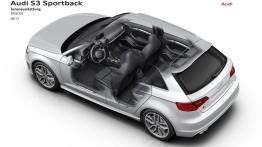 Audi S3 III Sportback (2013) - schemat wnętrza