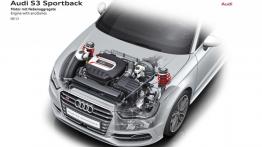Audi S3 III Sportback (2013) - schemat konstrukcyjny auta