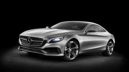 Mercedes klasy S Coupe Concept (2013) - przód - reflektory włączone