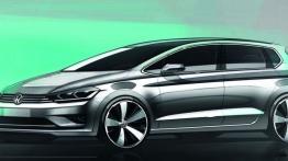 Volkswagen Golf Sportsvan Concept (2013) - szkic auta