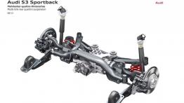 Audi S3 III Sportback (2013) - zawieszenie tylne