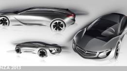 Opel Monza Concept (2013) - szkic auta