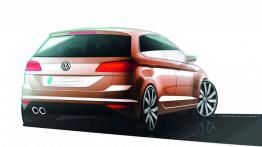 Volkswagen Golf Sportsvan Concept (2013) - szkic auta
