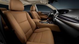 Lexus LS 460 (2013) - widok ogólny wnętrza z przodu