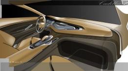 Cadillac Elmiraj Concept (2013) - szkic wnętrza