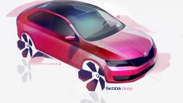 Skoda Rapid Spaceback (2013) - szkic auta
