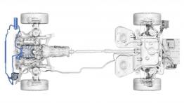 Porsche Panamera S E-Hybrid (2013) - schemat konstrukcyjny auta