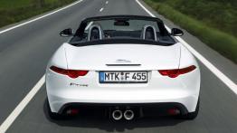 Jaguar F-Type V6 Polaris White (2013) - widok z tyłu