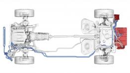 Porsche Panamera S E-Hybrid (2013) - schemat konstrukcyjny auta