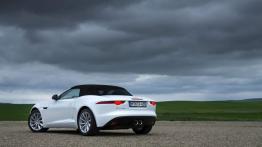 Jaguar F-Type V6 Polaris White (2013) - widok z tyłu