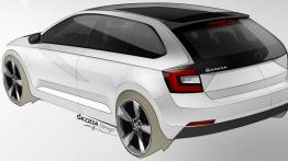 Skoda Rapid Spaceback (2013) - szkic auta
