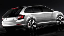 Skoda Rapid Spaceback (2013) - szkic auta