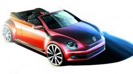 Volkswagen Beetle Cabrio 2013 - szkic auta