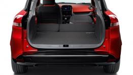 Renault Clio IV kombi (2013) - tylna kanapa złożona, widok z bagażnika