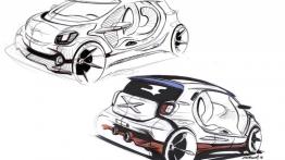 Smart FourJoy Concept (2013) - szkic auta