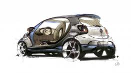 Smart FourJoy Concept (2013) - szkic auta