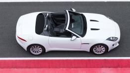 Jaguar F-Type V6 Polaris White (2013) - widok z góry