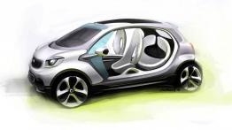 Smart FourJoy Concept (2013) - szkic auta