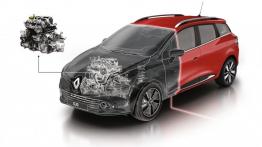 Renault Clio IV kombi (2013) - schemat konstrukcyjny auta