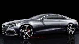 Mercedes klasy S Coupe Concept (2013) - szkic auta