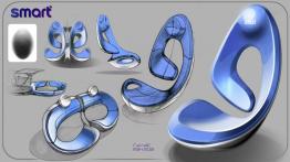 Smart FourJoy Concept (2013) - szkic wnętrza