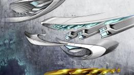 Mercedes klasy S Coupe Concept (2013) - szkic elementu nadwozia