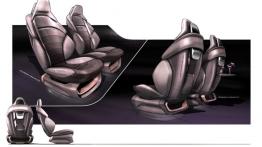 Ford S-Max Concept (2013) - szkic wnętrza