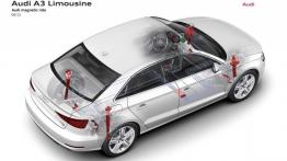 Audi A3 III Limousine (sedan 2013) - schemat konstrukcyjny auta