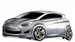 Mitsubishi Space Star II (2013) - szkic auta