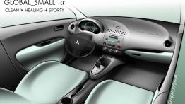 Mitsubishi Space Star II (2013) - szkic wnętrza
