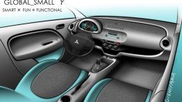 Mitsubishi Space Star II (2013) - szkic wnętrza
