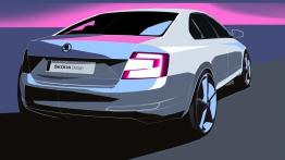 Skoda Octavia III - szkic auta