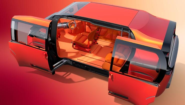 Citroen ELO jest wielkości C3. W środku zmieścił sypialnię i salę kinową