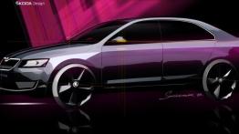 Skoda Octavia III - szkic auta