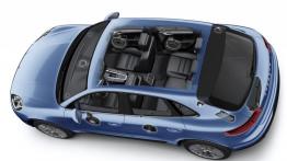 Porsche Macan S (2014) - schemat rozmieszczenia elementów systemu audio