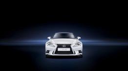 Lexus IS III 250 F-Sport (2014) - przód - reflektory włączone
