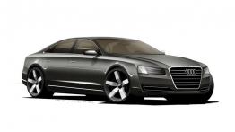 Audi A8 4.0 TFSI quattro Facelifting (2014) - szkic auta