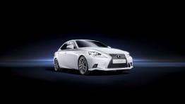Lexus IS III 250 F-Sport (2014) - przód - reflektory włączone