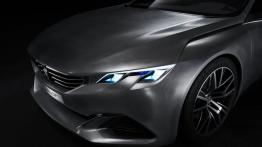 Peugeot Exalt Concept (2014) - przód - reflektory włączone
